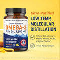 Triple Strength Omega-3 Fish Oil – Premium Burpless Softgels